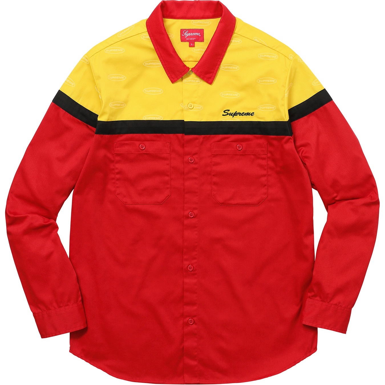 Color Blocked Work Shirt view 7